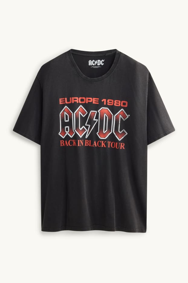 Herren - T-Shirt - Relaxed Fit - AC/DC - schwarz
