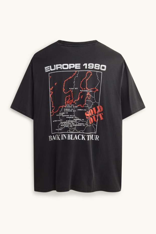 Herren - T-Shirt - Relaxed Fit - AC/DC - schwarz