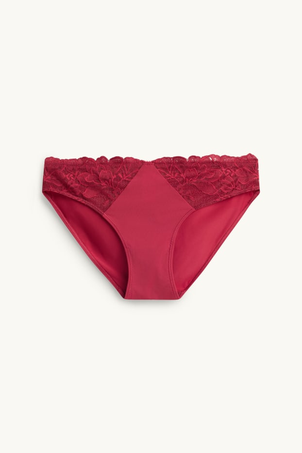 Dames - Slip - rood