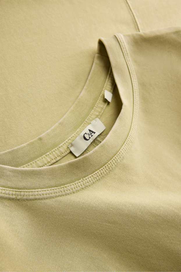 Damen - T-Shirt - Oversized - hellgrün