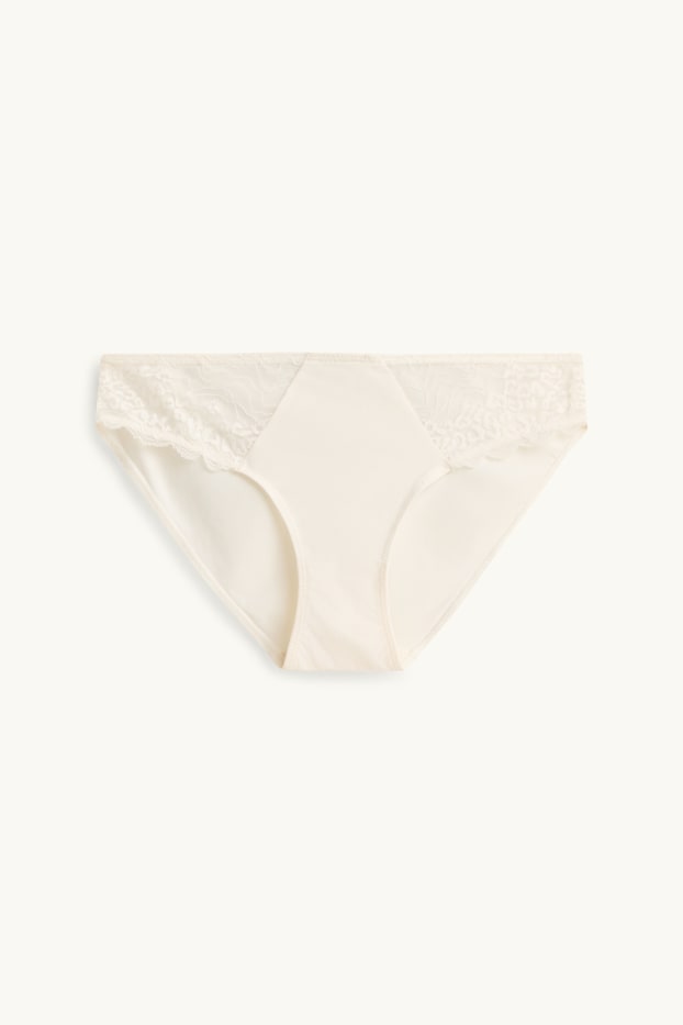 Damen - Slip - weiß