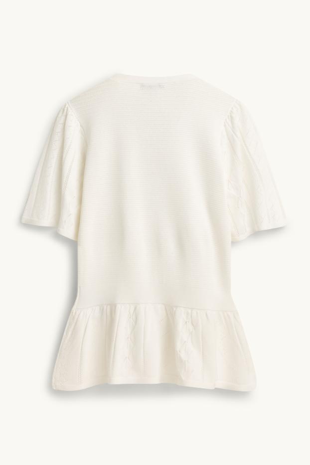 Dames - Vest - wit
