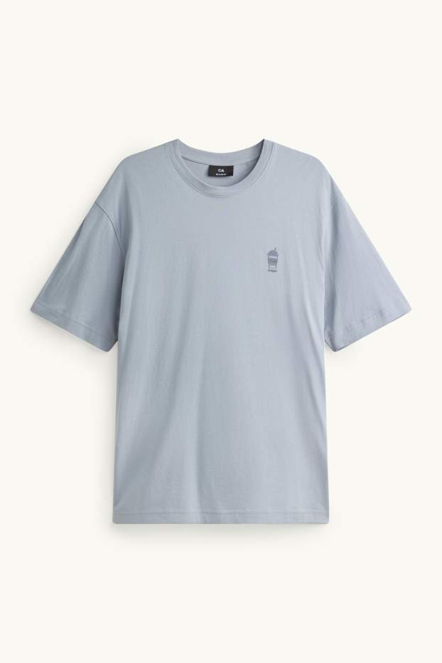 Bărbați - Tricou - relaxed fit - gri