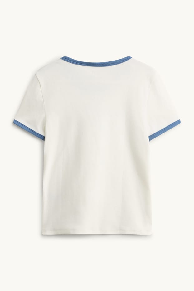 Kinder Mädchen - Palm Springs - Kurzarmshirt - weiß