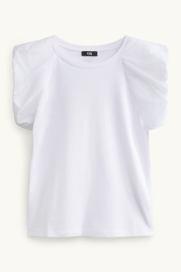 Dames - T-shirt - regular fit - wit
