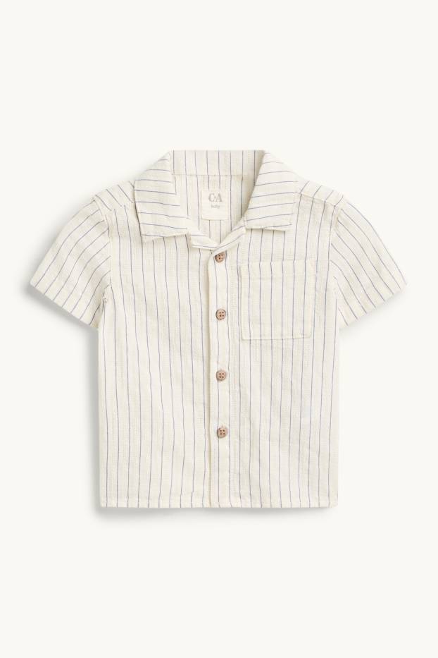 Miminka - chlapci - Outfit pro miminka - krémově bílá