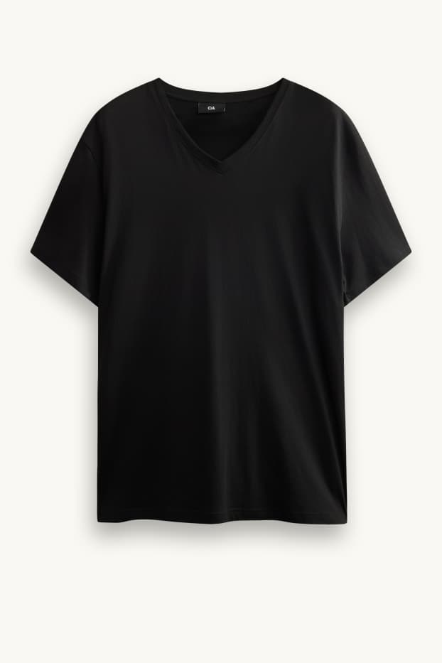 Pánské - Tričko - regular fit - černá