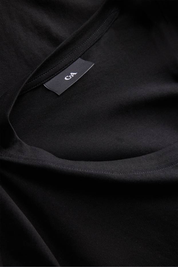 Pánské - Tričko - regular fit - černá