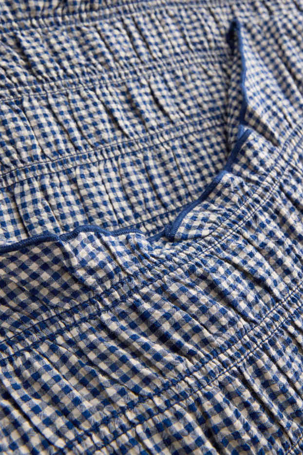 Donna - Camicia - blu / bianco