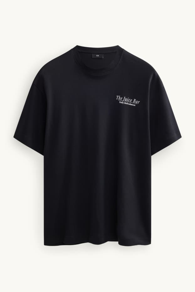 Home - Samarreta de màniga curta - relaxed fit - negre
