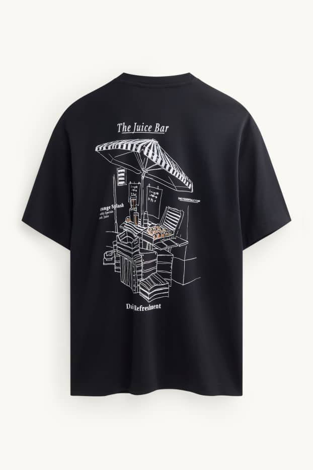 Home - Samarreta de màniga curta - relaxed fit - negre