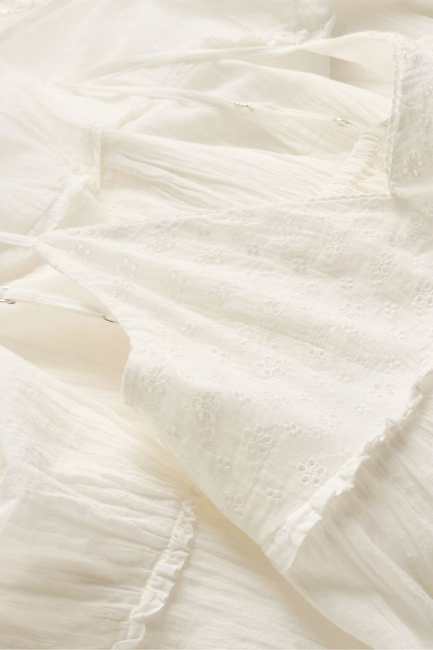 Dámské - Empírové šaty - bílá