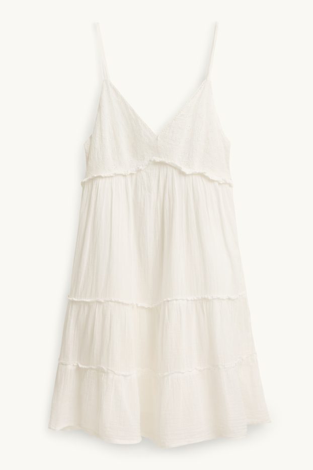 Dámské - Empírové šaty - bílá