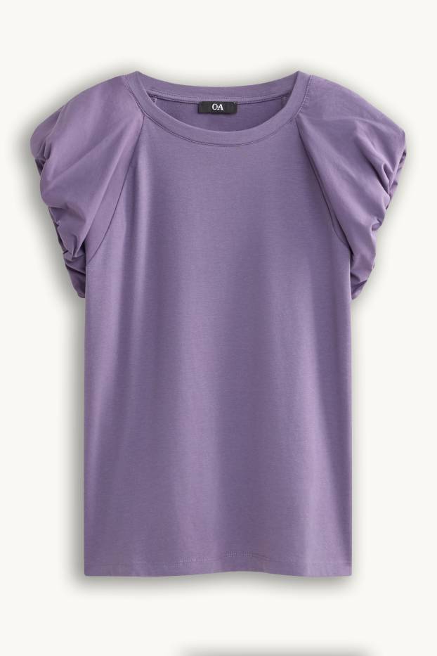 Femmes - T-shirt - regular fit - violet