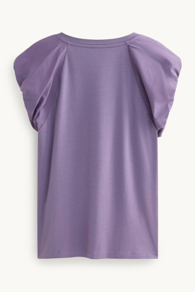 Femmes - T-shirt - regular fit - violet