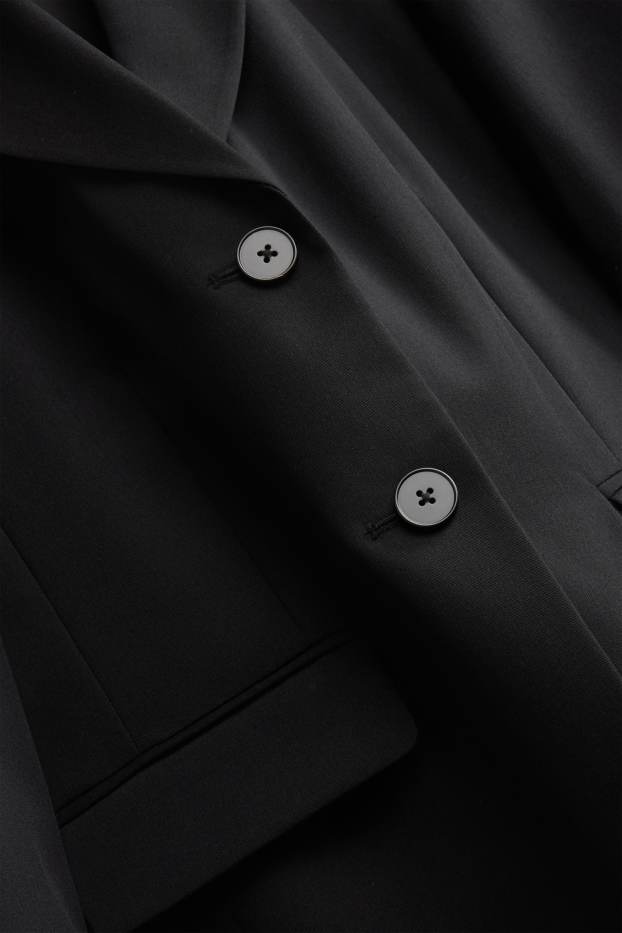 Women - Business blazer - fitted - black