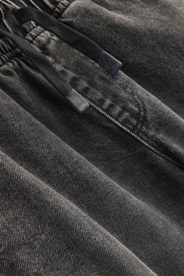 Copii - Băieți - Cargo jeans - gri închis