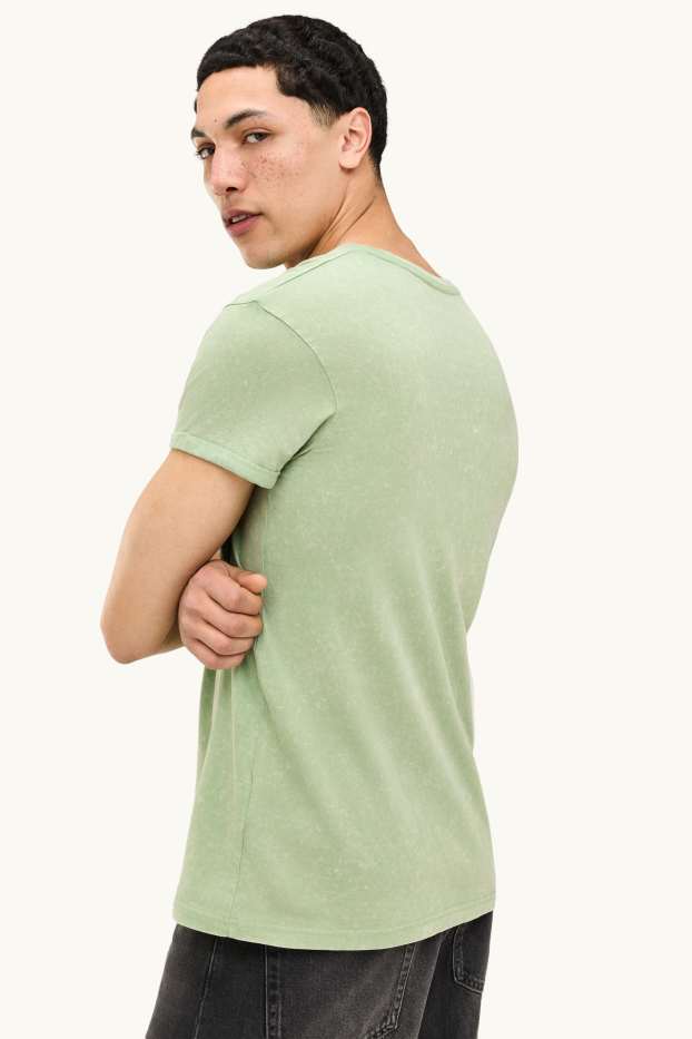 Men - T-shirt - regular fit - green