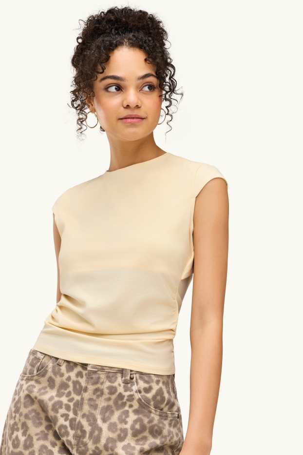 Damen - T-Shirt - Slim Fit - orange