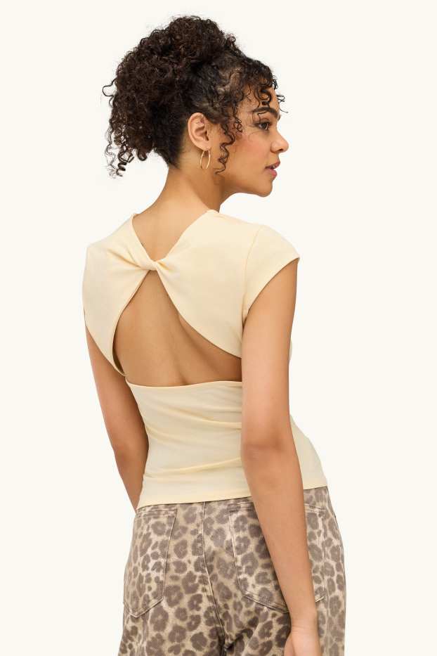 Damen - T-Shirt - Slim Fit - orange