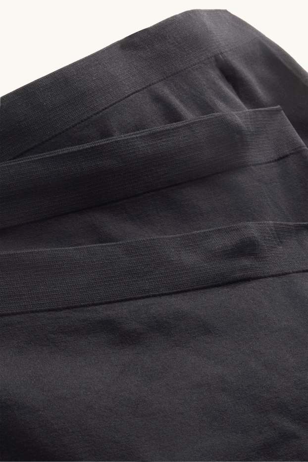 Femmes - Lot de 3 - shortys - sans coutures - noir