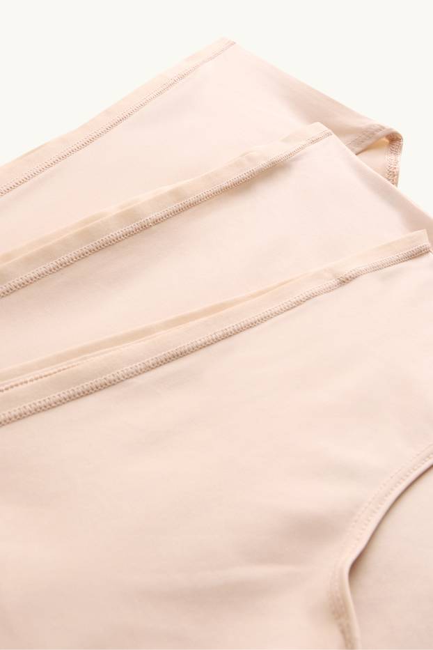 Women - Multipack of 3 - hipsters - beige