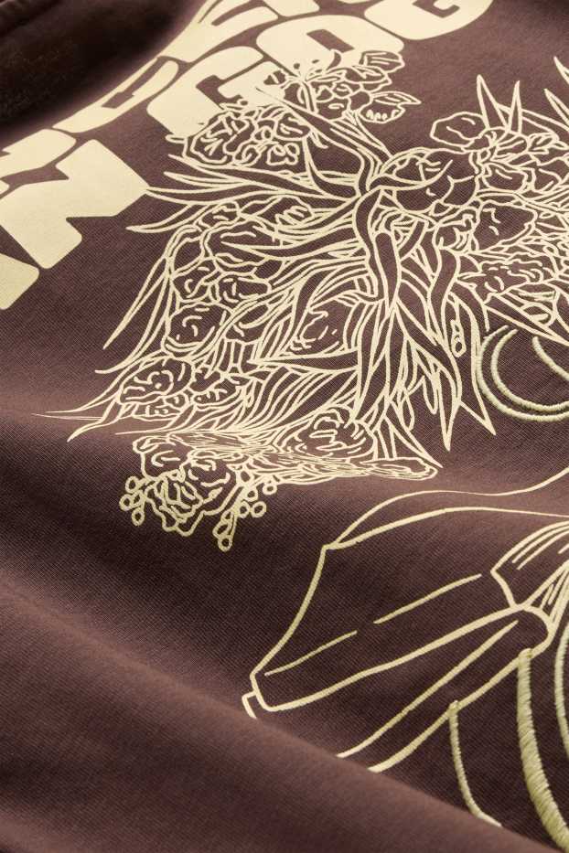 Femmes - T-shirt - Oversize - Vincent van Gogh - marron foncé