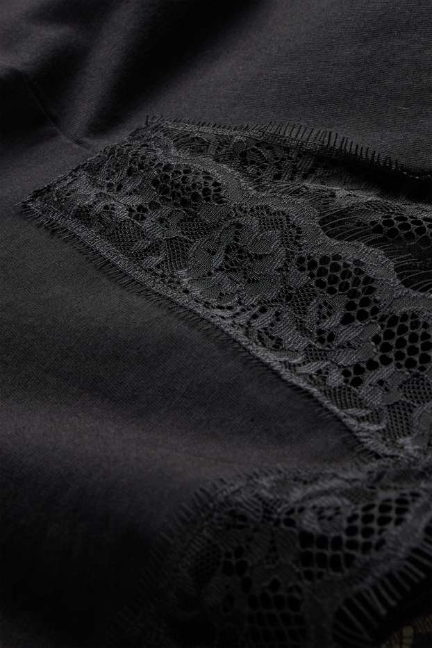 Damen - T-Shirt - Regular Fit - schwarz