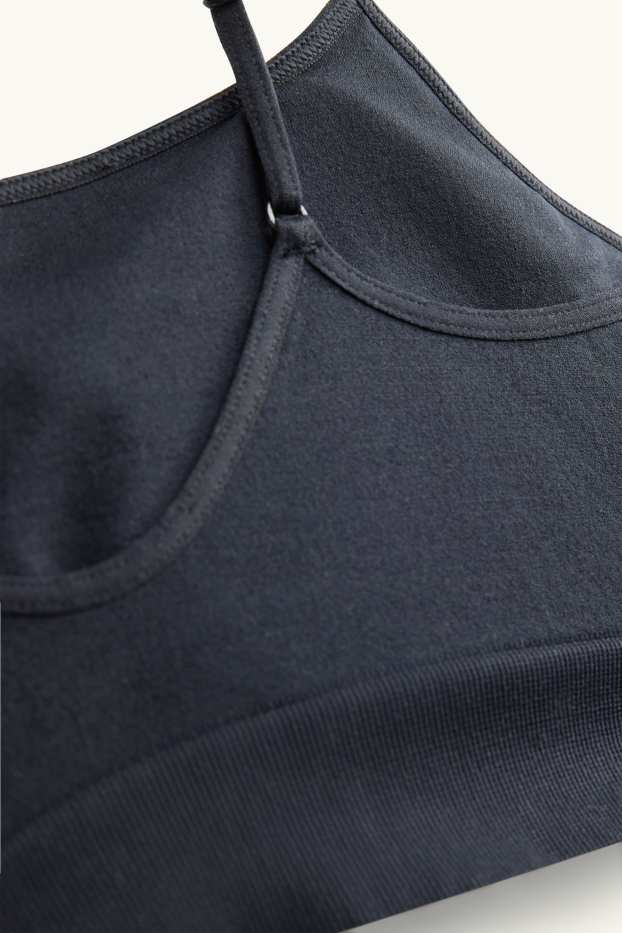 Damen - Bustier - seamless - schwarz
