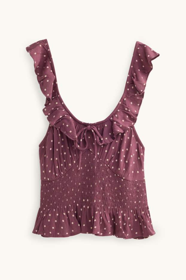 Dames - Blouse - paars