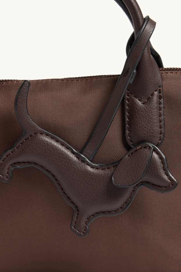 Donna - Borsa a tracolla con spallaccio staccabile - marrone scuro