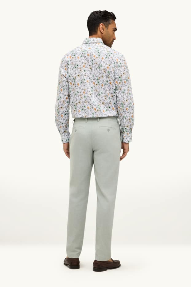 Herren - Baukasten-Hose - Regular Fit - hellgrün