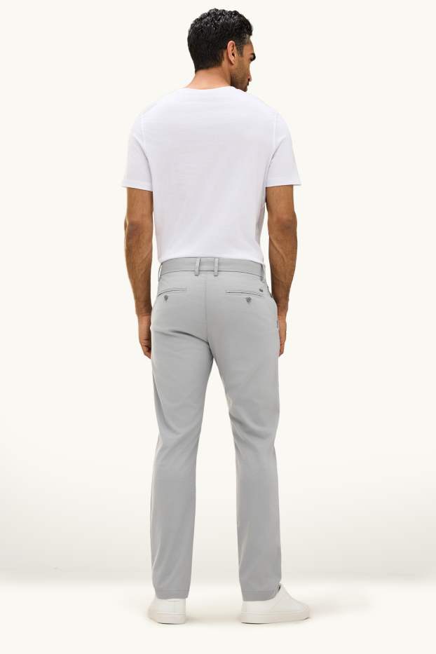 Herren - Chino - Slim Fit - grau