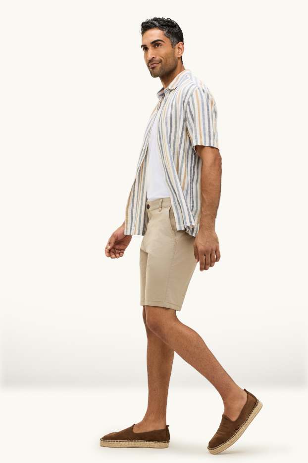 Uomo - Shorts - beige