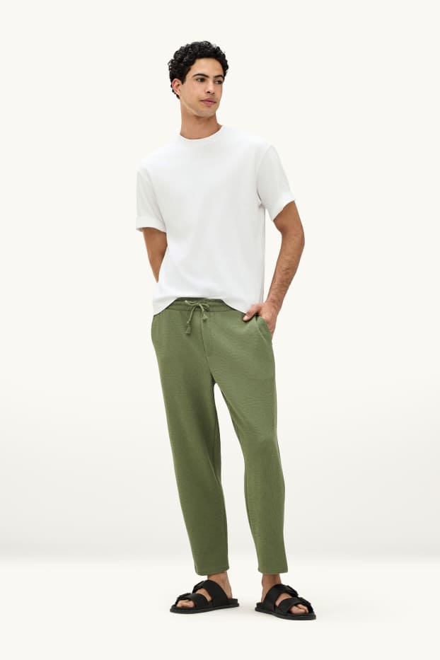 Heren - Joggingbroek - groen