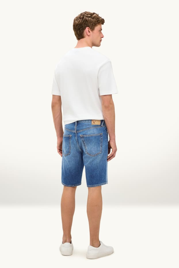 Hombre - Pantalón corto vaquero - vaqueros - azul