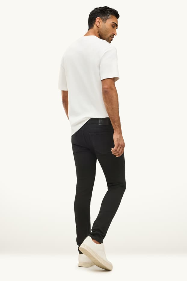 Herren - Skinny Jeans - LYCRA® - schwarz
