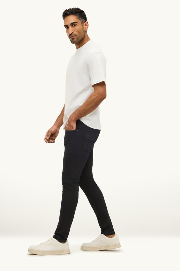 Herren - Skinny Jeans - LYCRA® - schwarz