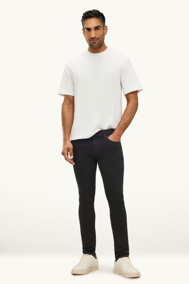 Herren - Skinny Jeans - LYCRA® - schwarz