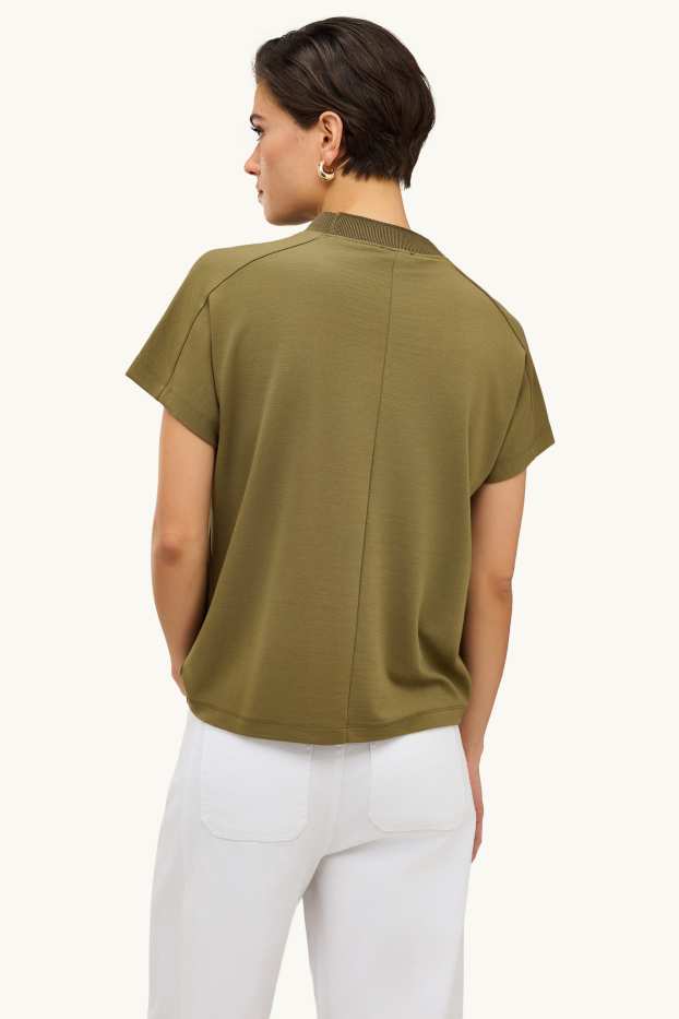 Femmes - T-shirt - regular fit - kaki