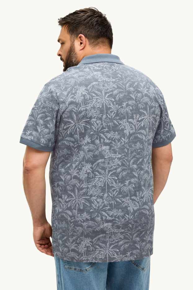 Bărbați - Tricou polo - regular fit - gri