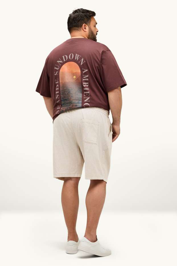 Uomo - Shorts - crema