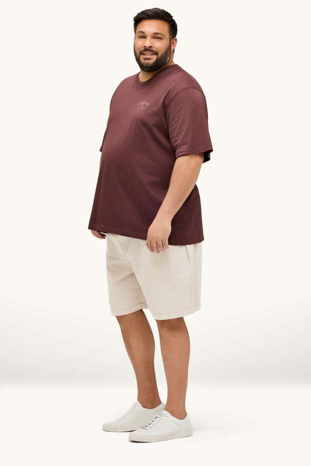 Uomo - Shorts - crema