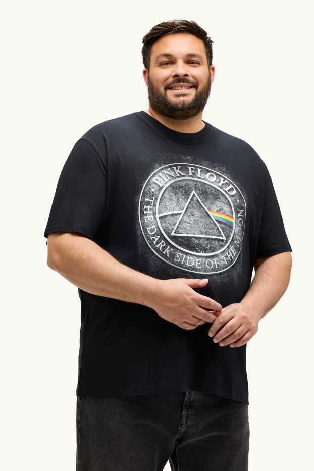 Pánské - Tričko - relaxed fit - Pink Floyd - černá