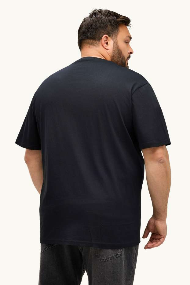 Pánské - Tričko - relaxed fit - Pink Floyd - černá