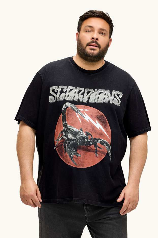 Pánské - Tričko - černá