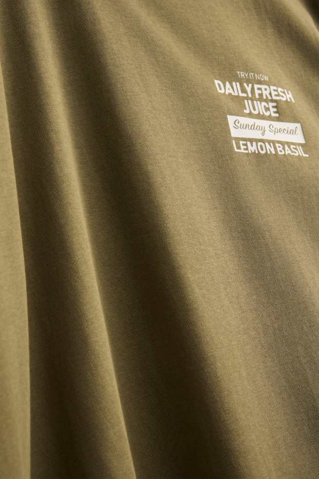 Herren - T-Shirt - Relaxed Fit - khaki
