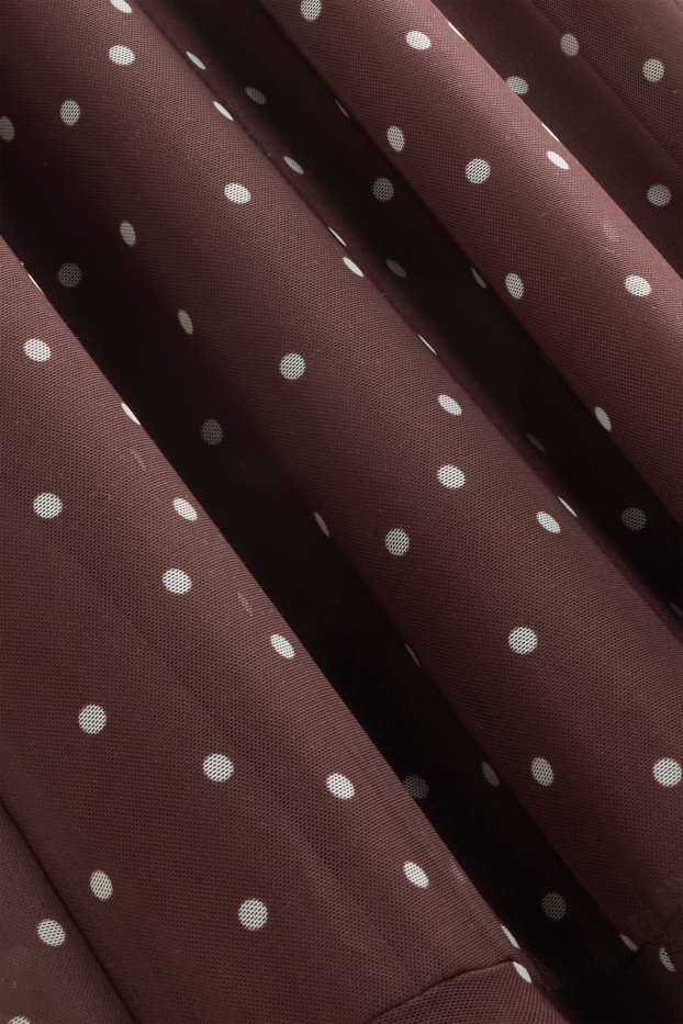 Dames - Jurk - donkerbruin