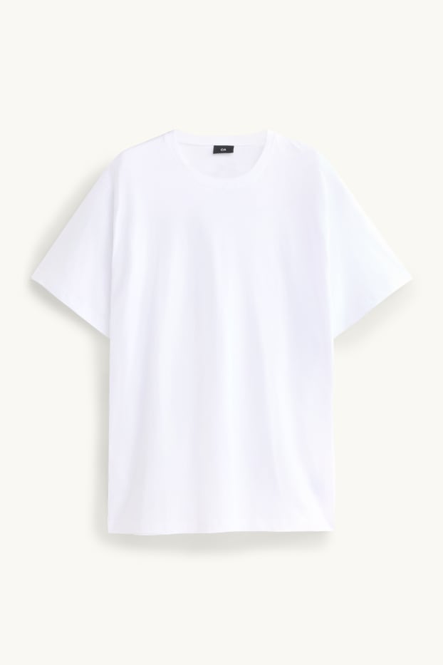 Herren - T-Shirt - Regular Fit - weiss