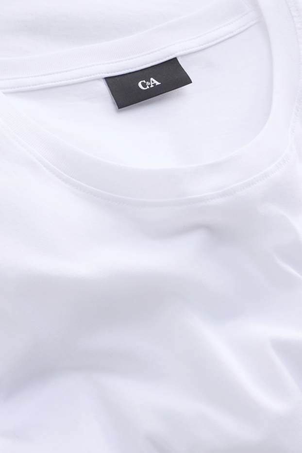 Herren - T-Shirt - Regular Fit - weiss